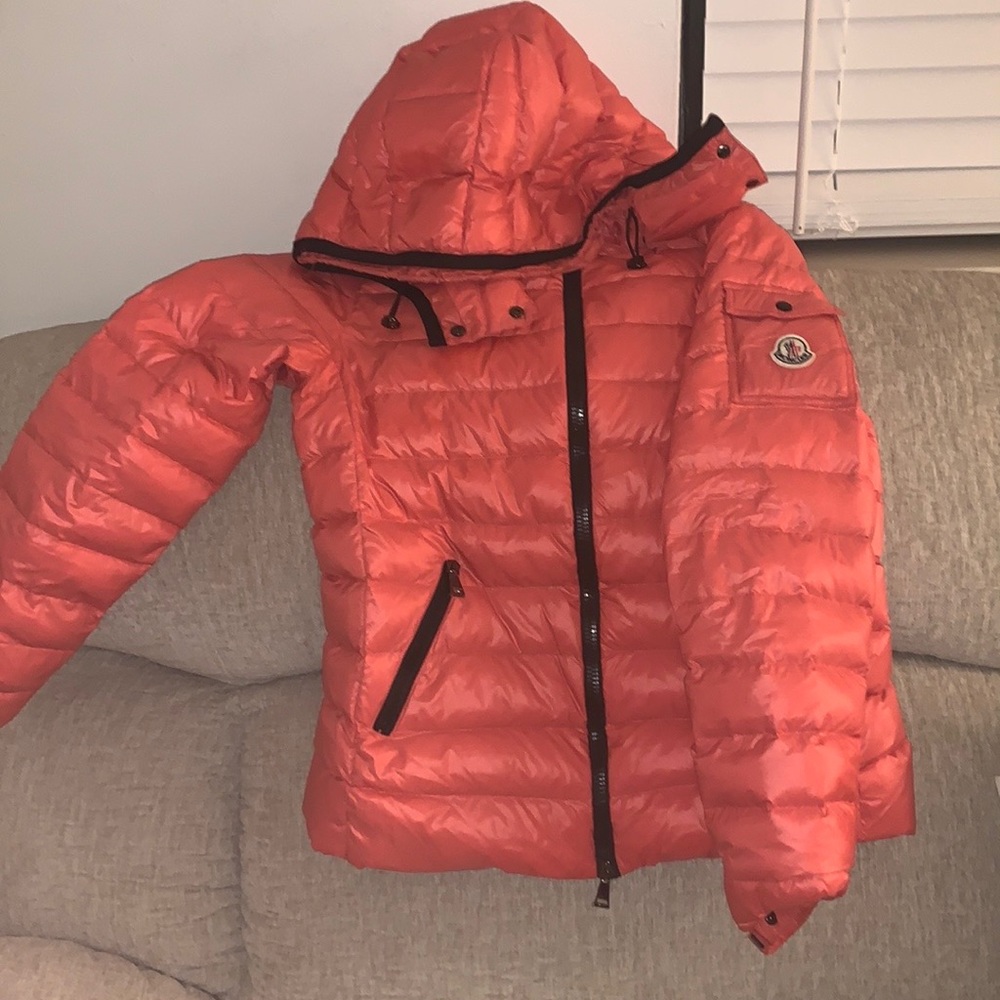 PINK MONCLER PUFFER DOWN JACKET
